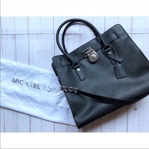 Michael Kors Large Saffiano Leather Hamilton Tote